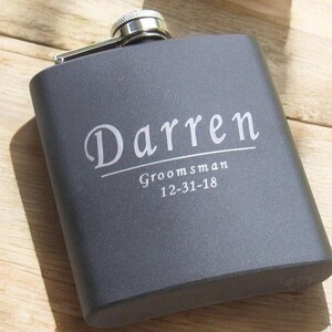 Custom Hip Flask, Engraved Flask, Personalized Flask, Flask for Men, Flask for Women, Groomsmen Flask, Birthday Flask, Christmas Gifts