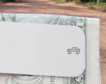 Engraved Off Roading Money Clip: Custom Jeep Lover Gift