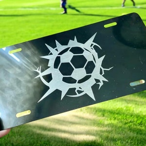 Soccer Coach, Soccer, Front License Plate, Name License Plate, Custom License Plate, Vanity Plate, Soccer Gifts, Soccer Mom