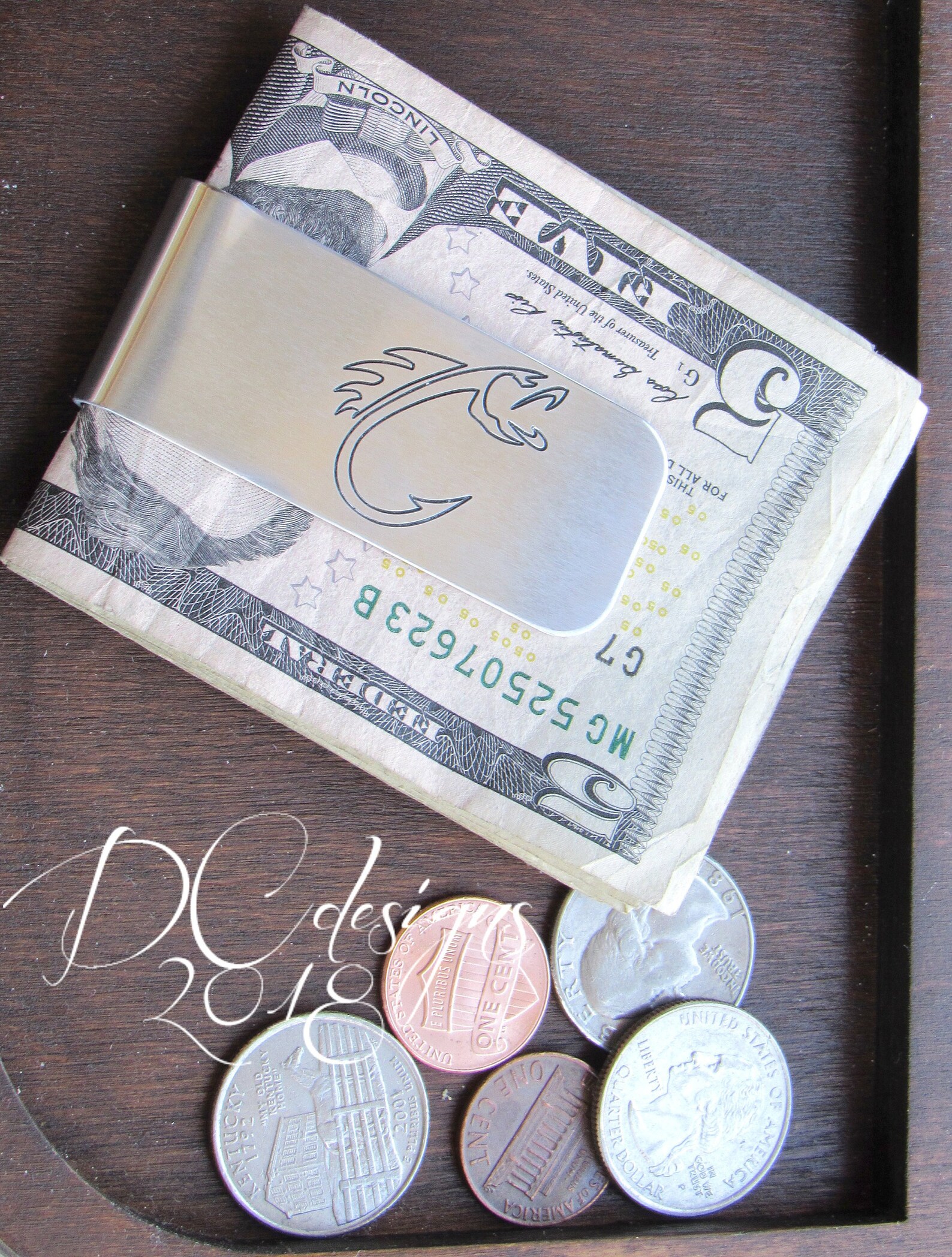 Fly Fishing Fishing Gifts for Men Fishing Money Clip Money Etsy