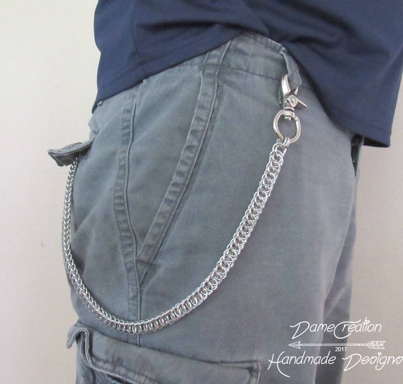 Chainmail Chainmaille Motorcycle Gifts Wallet Chain EMO Etsy