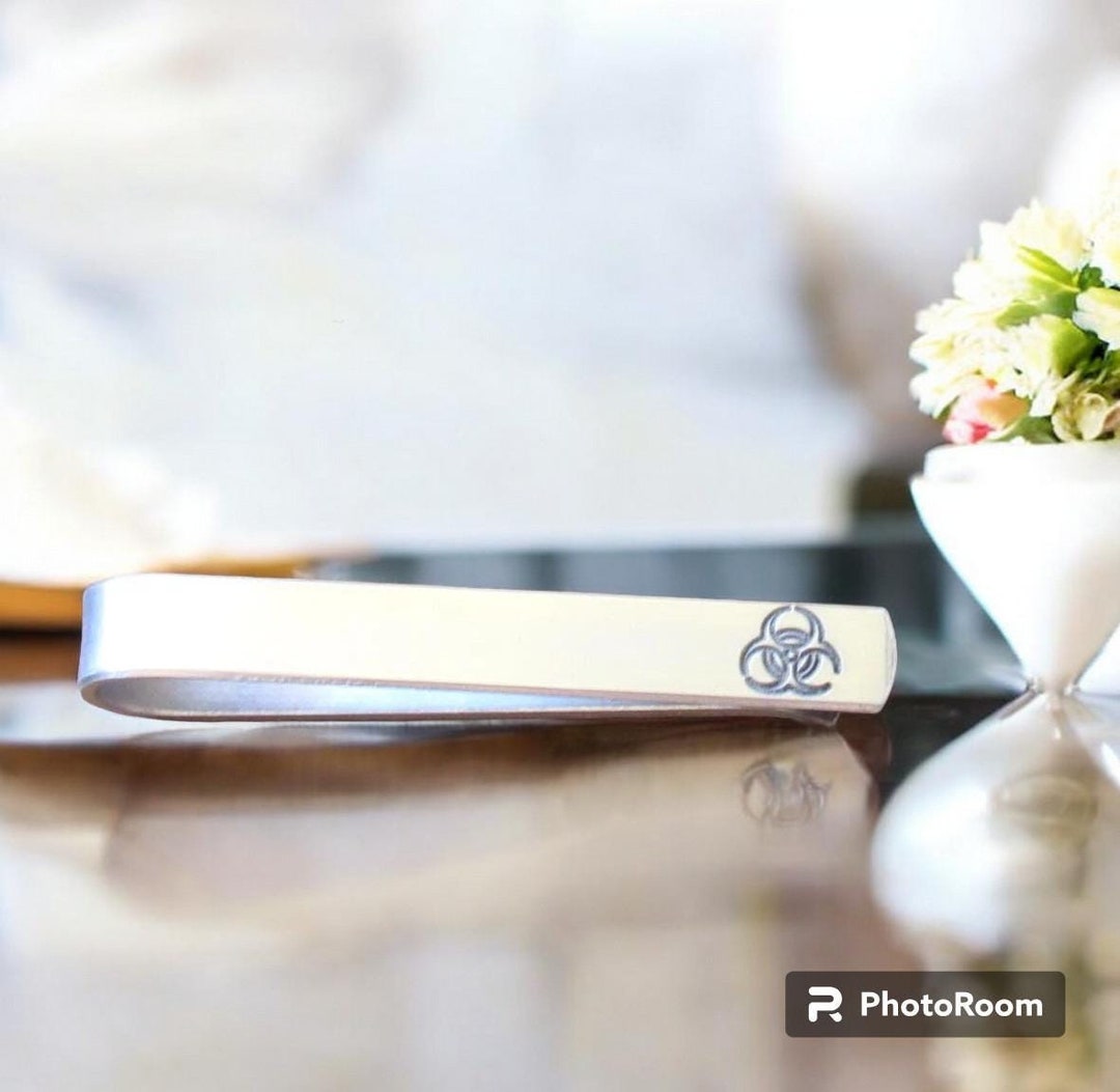 Science Tie Clip, Chemistry Teacher, Hazmat Symbol, Personalized Tie ...