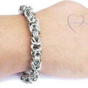 Chainmail Bracelet, Mens Bracelet, Mens Jewelry, Chainmail, Chainmaille ...