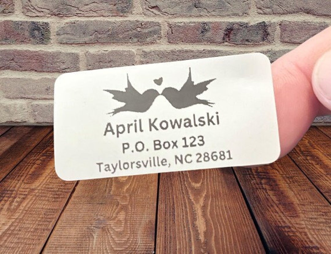 Bird Personalized Address Labels: Custom Return Address Stickers