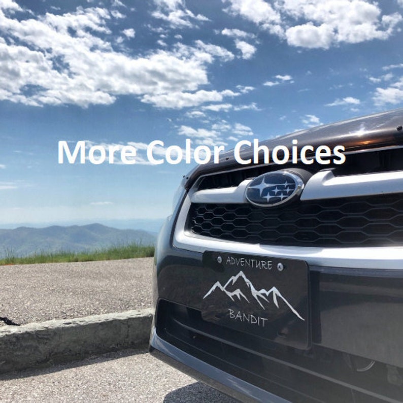 License Plate Adventure Awaits Custom License Plate Etsy