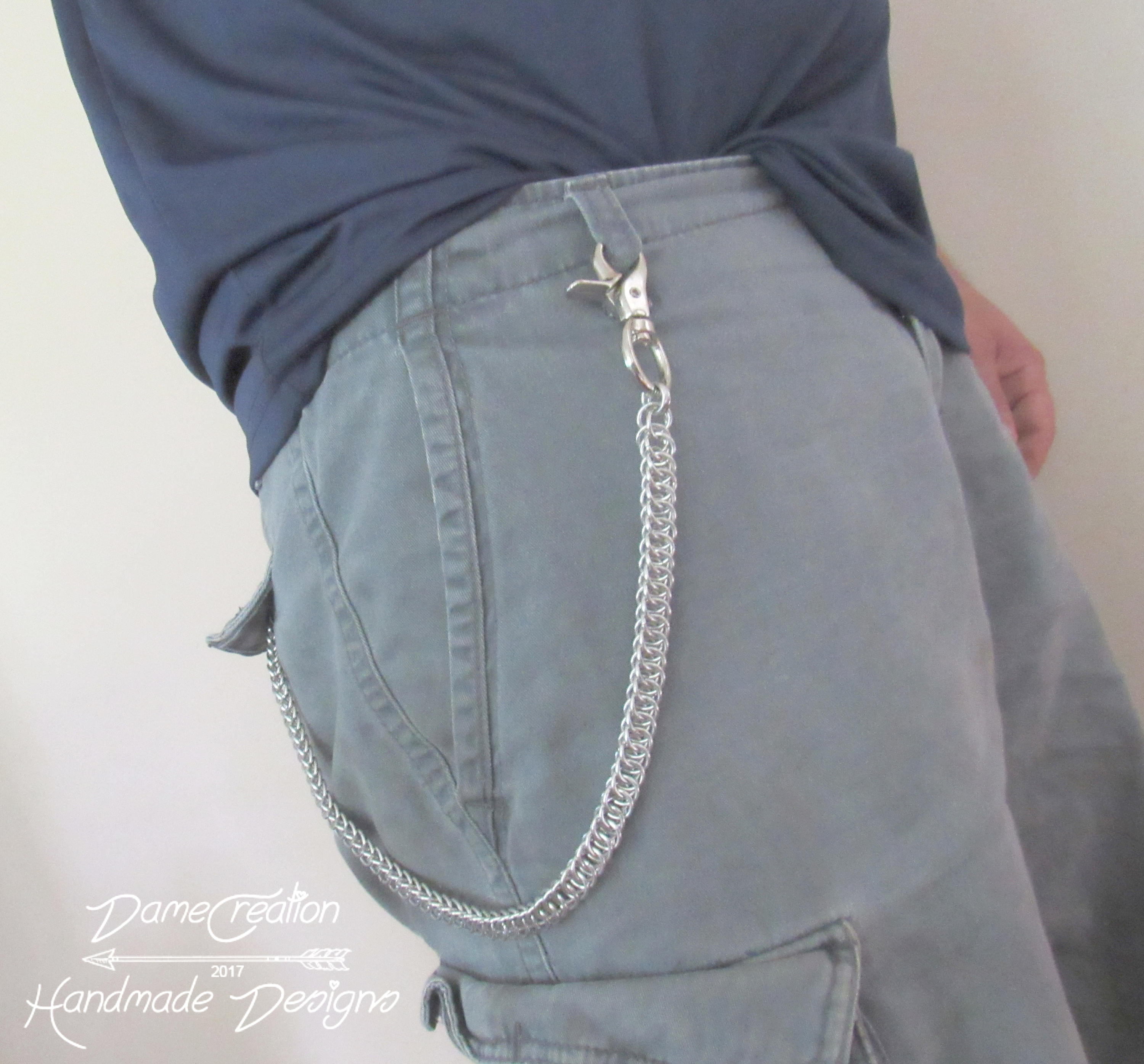 Chainmail Chainmaille Motorcycle Gifts Wallet Chain EMO Etsy