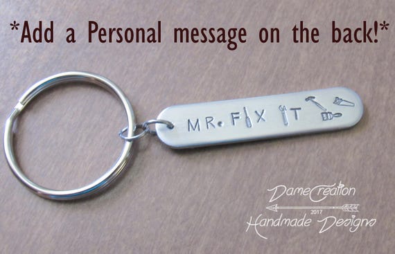 personalised keyring for boyfriend