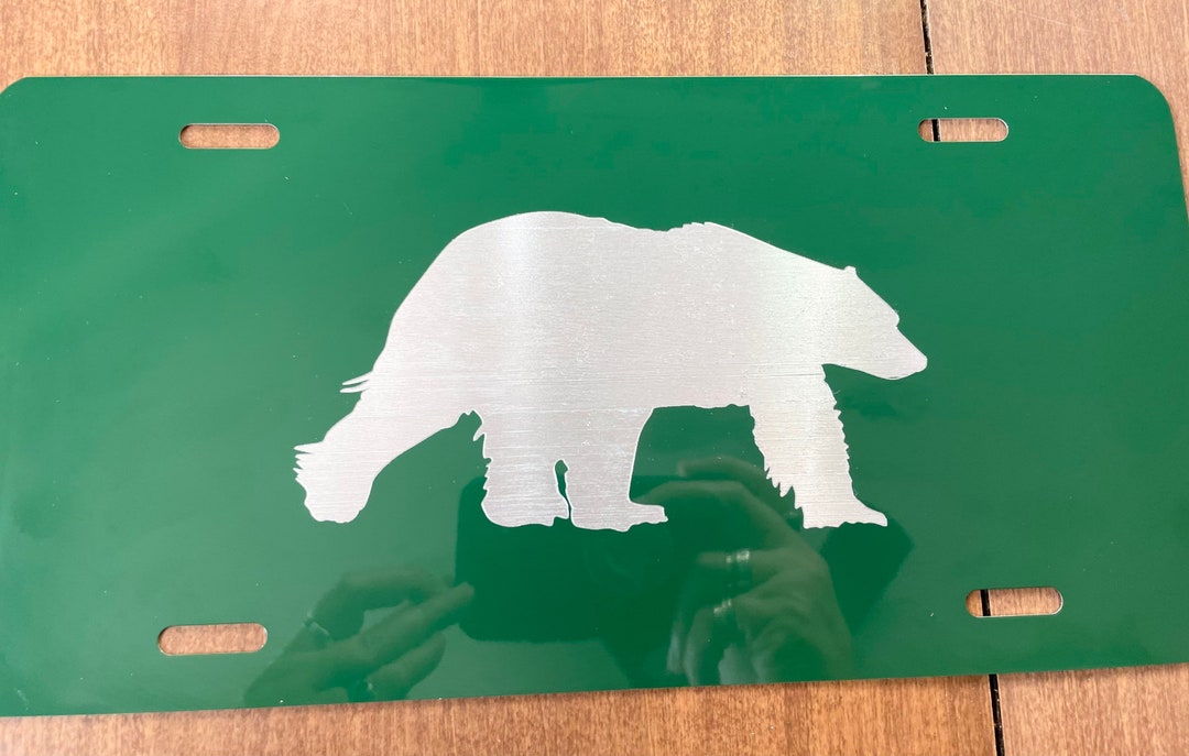 Front License Plate, Polar Bear, Custom License Plate, Front Car Tag