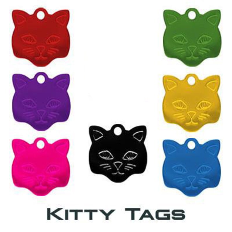 Personalized Cat Tags for Collar Cat Shaped Cat Tag Etsy UK