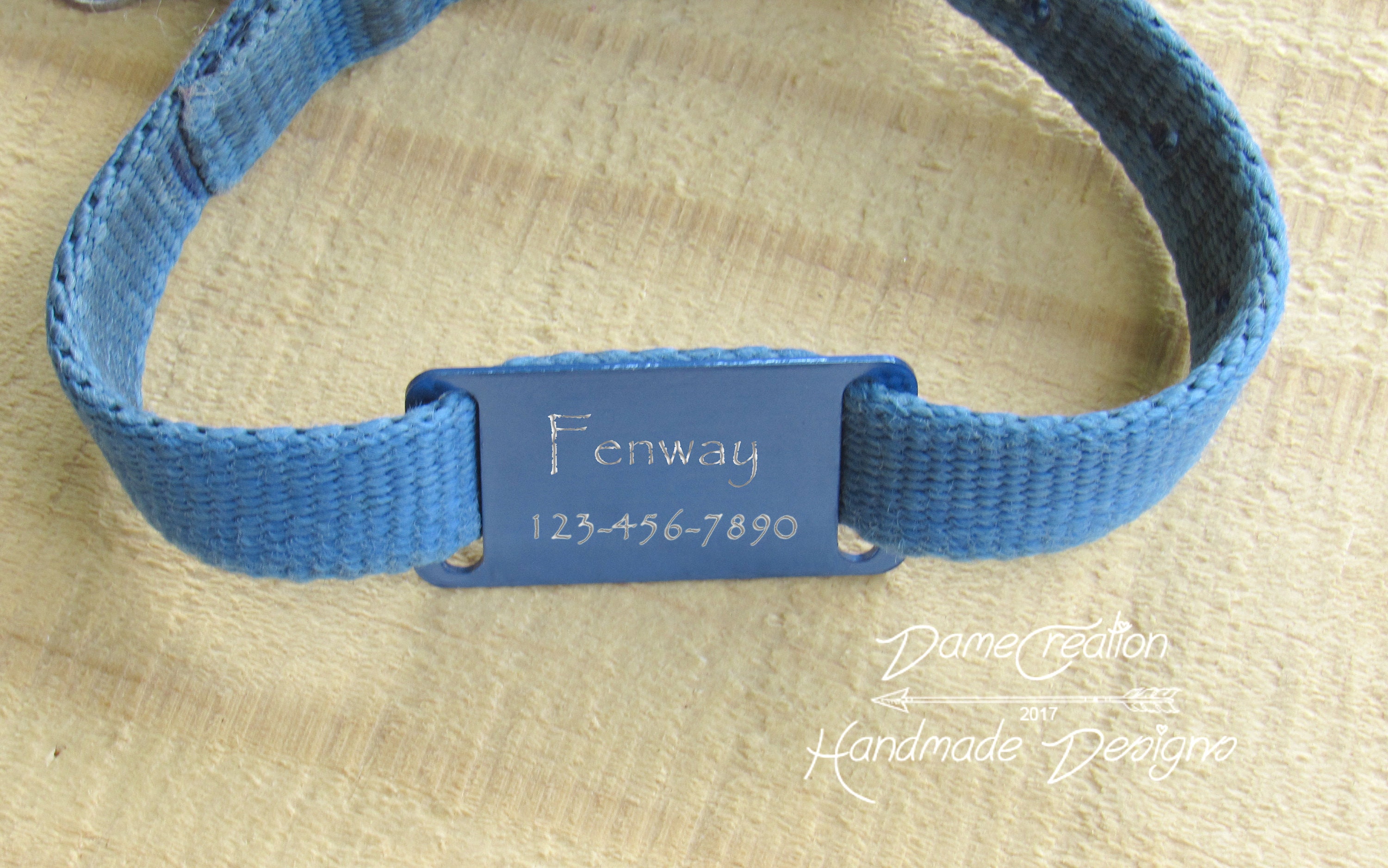 Personalized Dog Tag Slide On Dog Tag Dog Tag Slide On Id Etsy