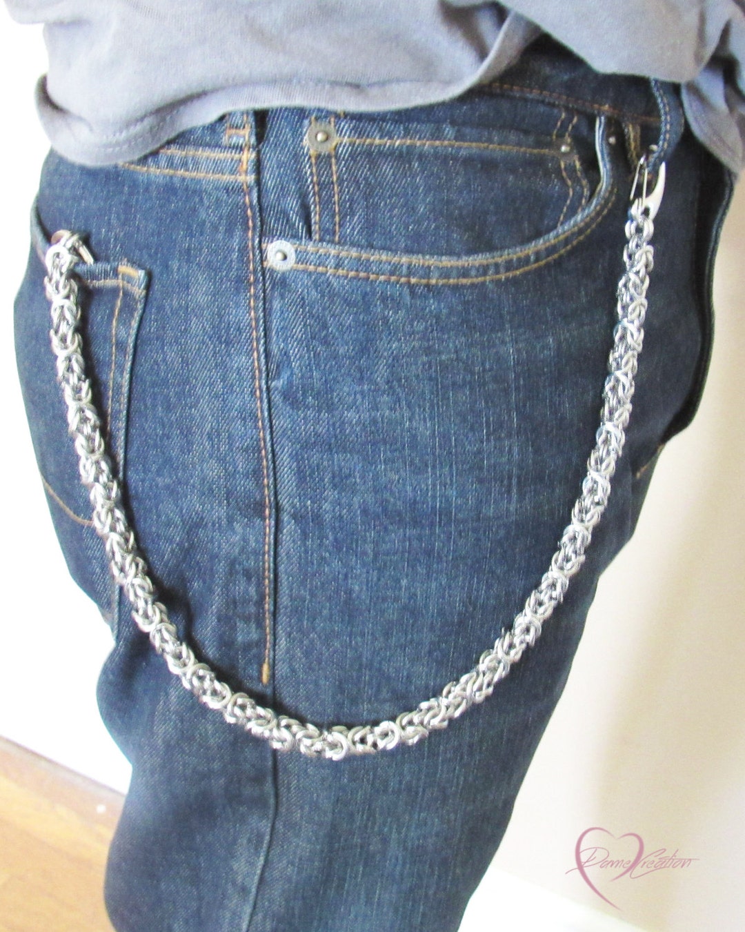 Chainmail Chainmaille Motorcycle Gift Wallet Chain EMO Etsy