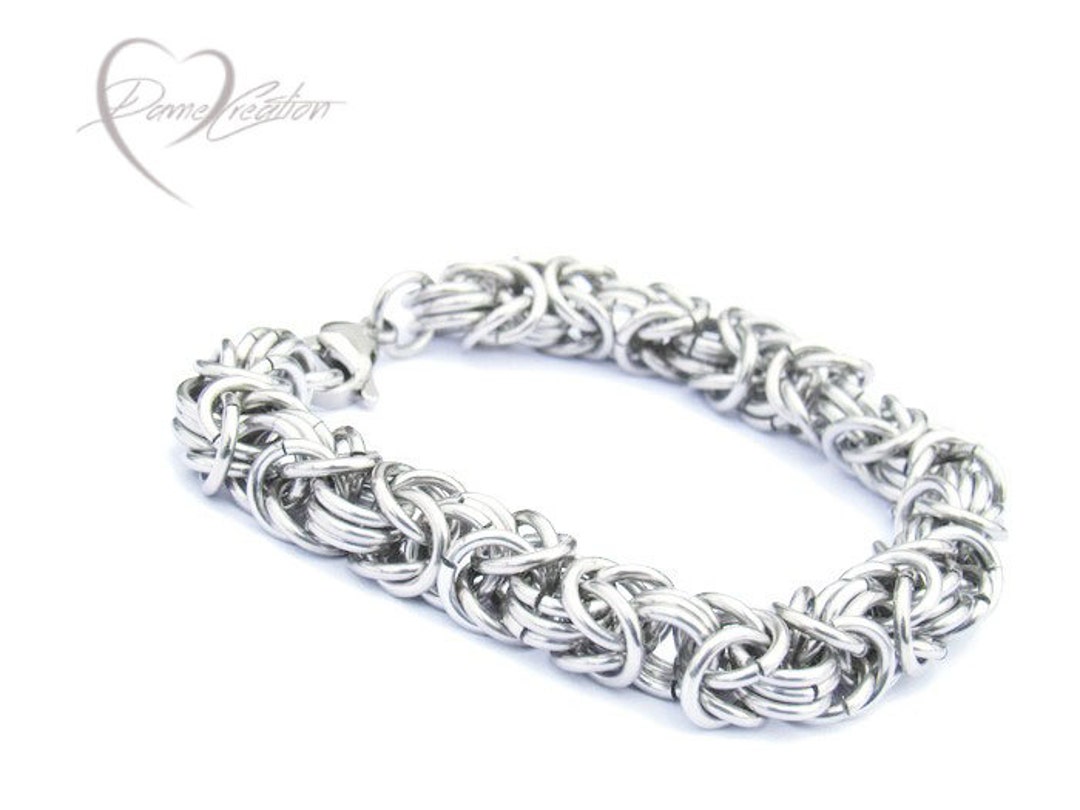 Chainmail Bracelet, Mens Bracelet, Mens Jewelry, Chainmail, Chainmaille ...
