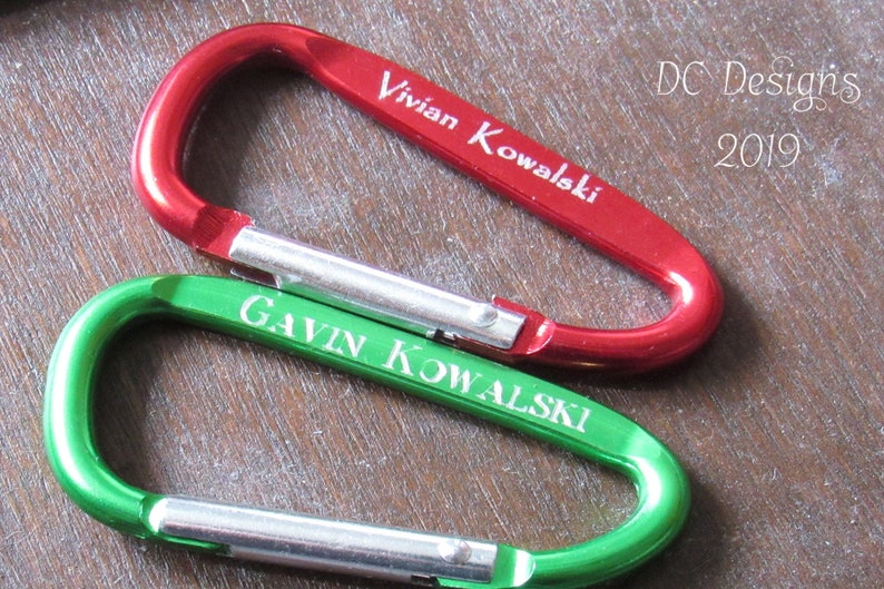 Custom Keychain Engraved Keychain Carabiner Keychain Gifts Etsy