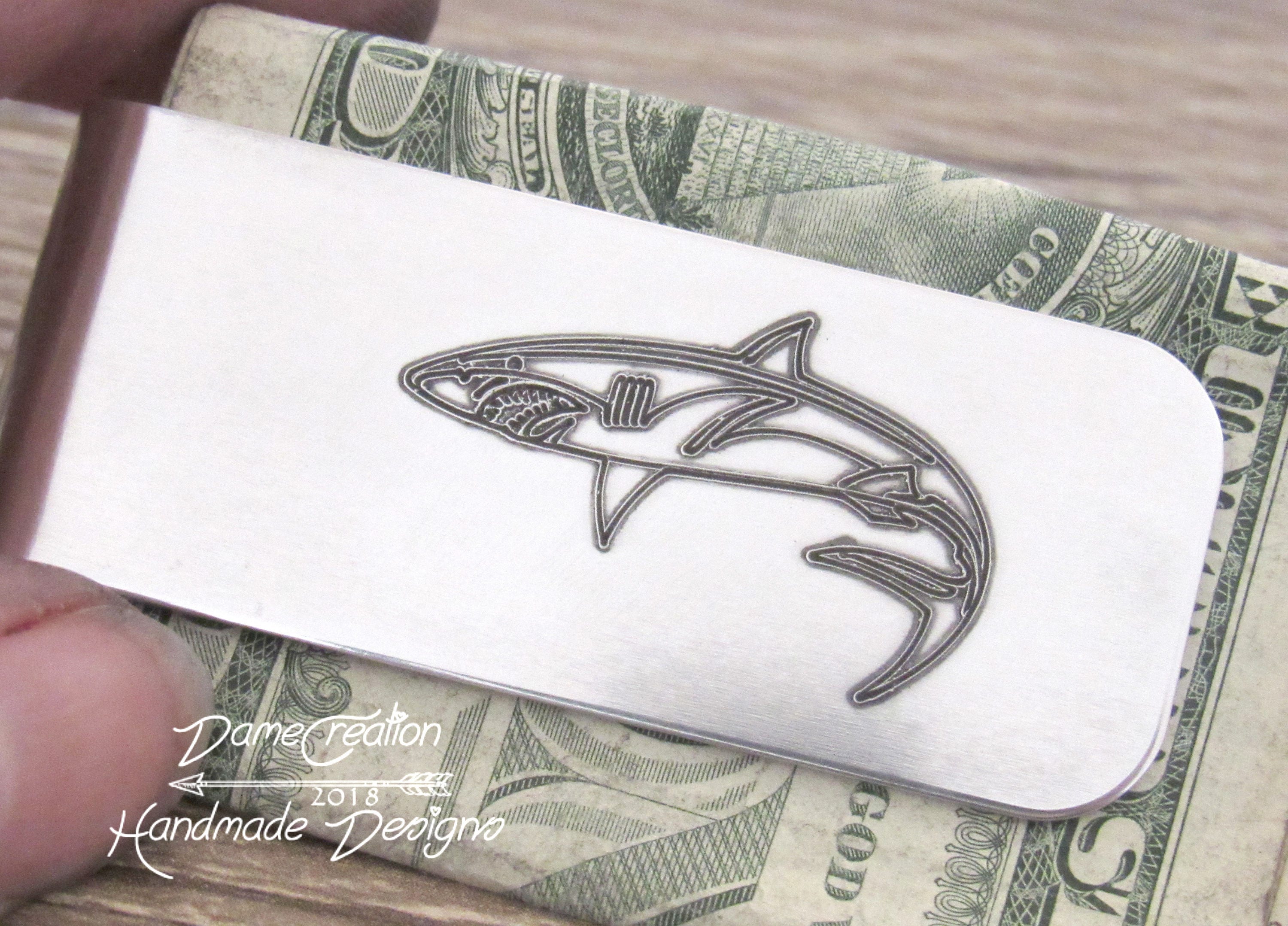 Shark Money Clip Jaws Great White Shark Cadeaux pour mari Etsy
