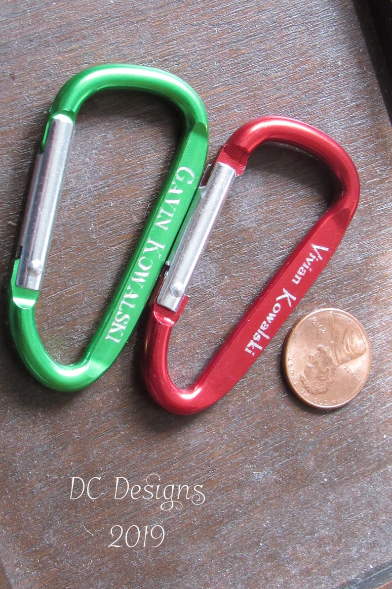 Custom Keychain Engraved Keychain Carabiner Keychain Gifts Etsy