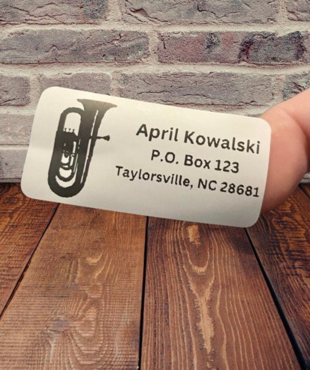 Tuba Personalized Address Labels: Custom Envelope Stickers - Etsy