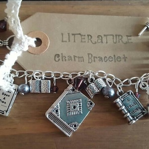 Literature inspired Charm Bracelet