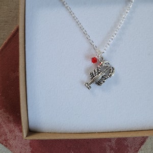 Lobster necklace, personalised lobster necklace, lobster charm, lobster gift, personalised gift, lobster jewellery, nautical jewellery