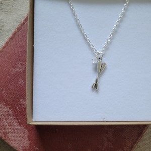 Rowing necklace, personalised rowing necklace, rowing charm, rowing gift, personalised gift, rowing jewellery, rowing theme gift, oars charm