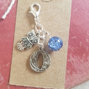 Personalised owl keychain, owl keyring, owl bag charm, owl planner charm, owl notebook charm, personalised owl gift, owl teacher gift