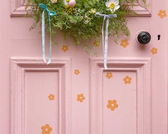 Daisy door decals