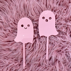 Halloween Ghost cake toppers set of 2