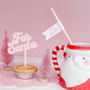 Christmas eve mince pie topper - treats for santa - christmas eve box - christmas eve plate
