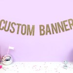Custom Party Banner Wedding Decor Personalised Letter Etsy
