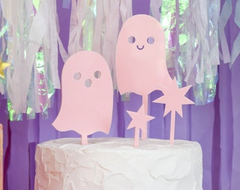 Halloween Ghoul shaped cake toppers set of 2