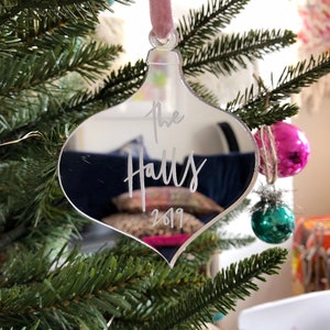 Handwritten Personalised Family Christmas Bauble Christmas Holiday Ornament Christmas Heirloom Decoration Christmas keepsake image 7