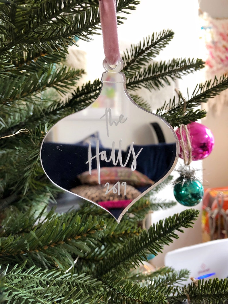 Handwritten Personalised Family Christmas Bauble Christmas Holiday Ornament Christmas Heirloom Decoration Christmas keepsake image 7