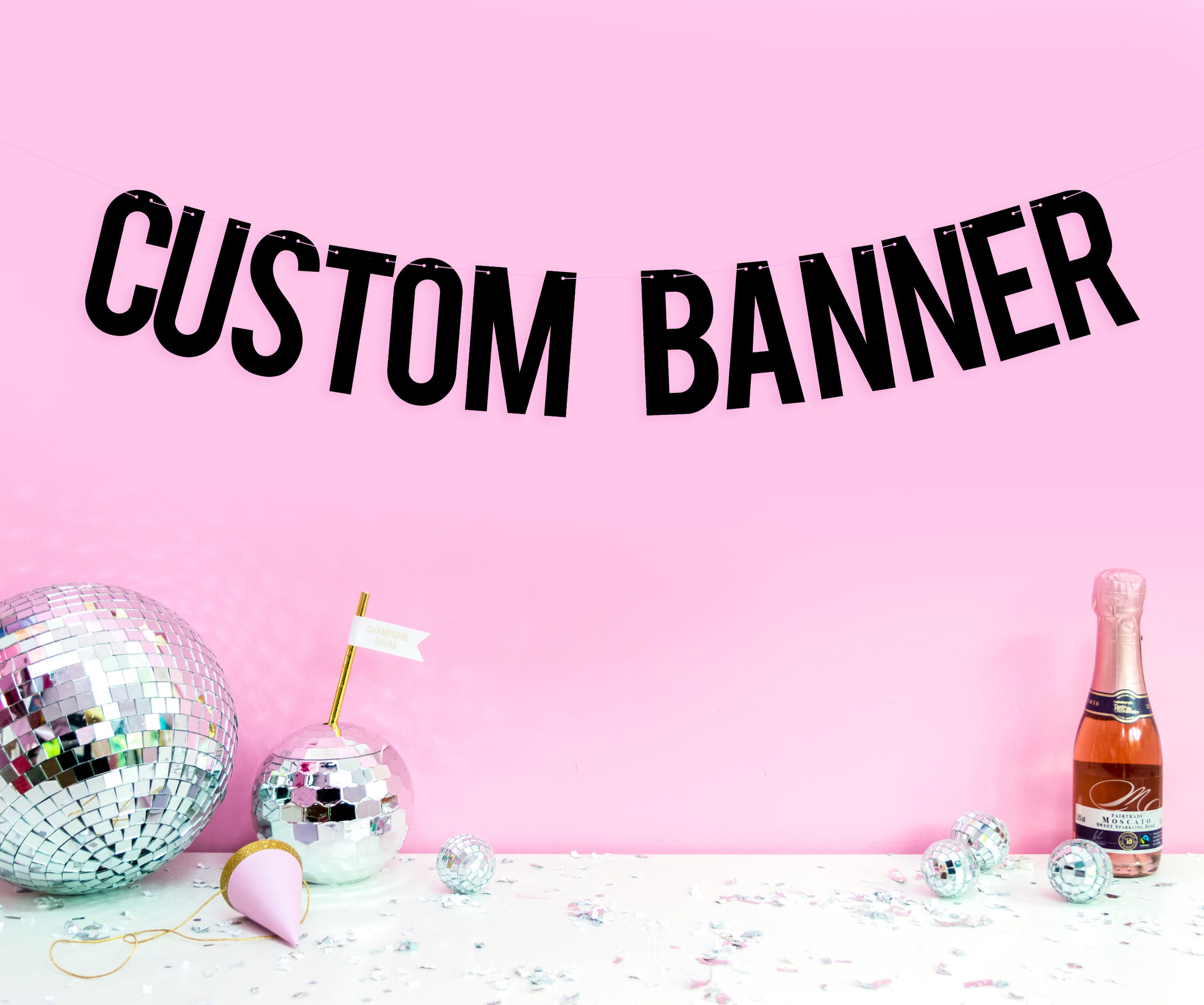 CUSTOM BANNER /// Personalised Banner Etsy