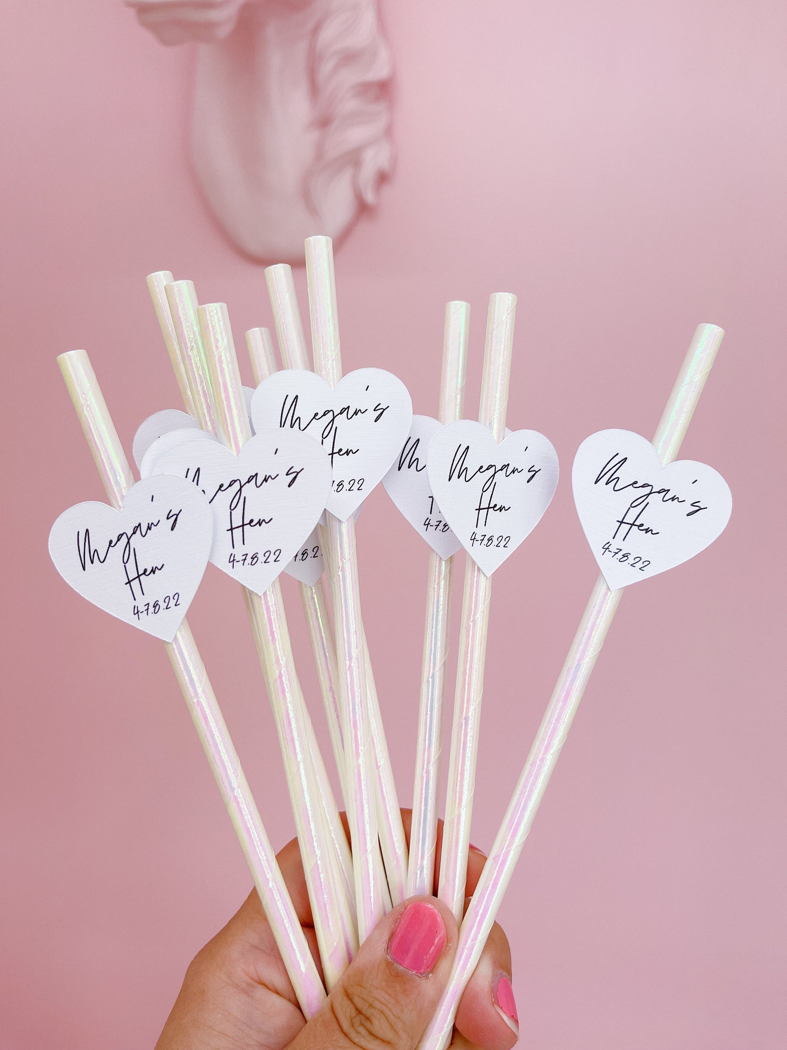 Personalised Hen Party Straws With Hearts Hen Party Straws Etsy UK