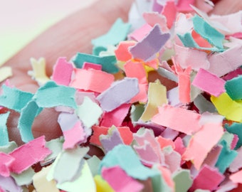 Easter table confetti - spring confetti - Easter craft embellishment