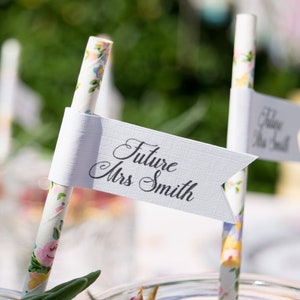 Custom Hen Party Paper Straws  - Hen Party Decorations - Hen party drink ware - bachelorette straws - bachelorette paper straws