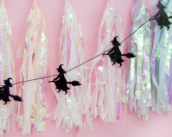 Mini Witch Halloween Banner Decoration