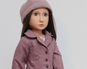 2 Piece Fashion Week Coat Set fits 16 inch A Girl For All Time® Dolls