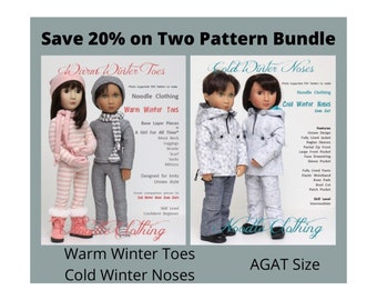 PDF Doll Clothes Pattern Noodle Clothing 