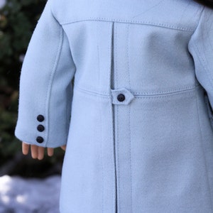 18 inch Doll Clothes Pattern. Noodle Clothing Wind Chill Coat PDF Pattern fits 18 inch dolls like American Girl® image 2