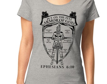 armor of God, holistic, Women’s basic organic t-shirt