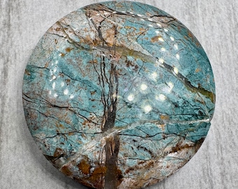 Neela Terra Jasper cabochon. Denim jasper. US seller. Rare. Daily shipping. Genuine and natural.