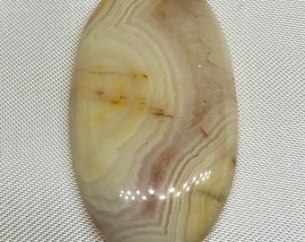 Crazy lace agate. US seller. Oval polished cabochon. Same day shipping . Genuine and natural stone. Wire wrapping.