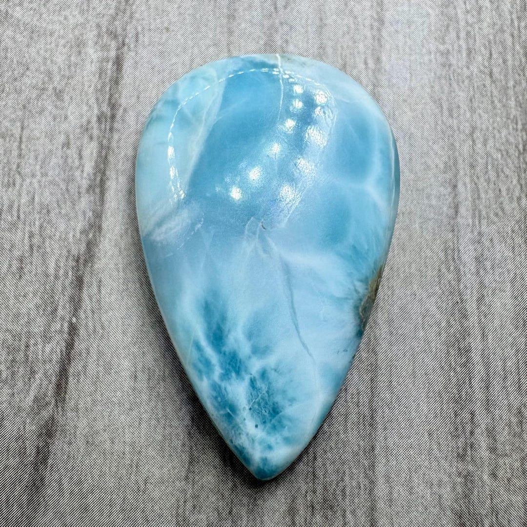 Larimar Cabochon. US Seller. Daily Shipping. Great Pattern. Large ...