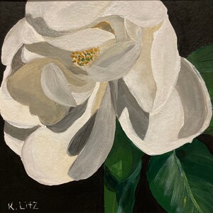 Original Flower paintings 100 paintings in 100 days series
