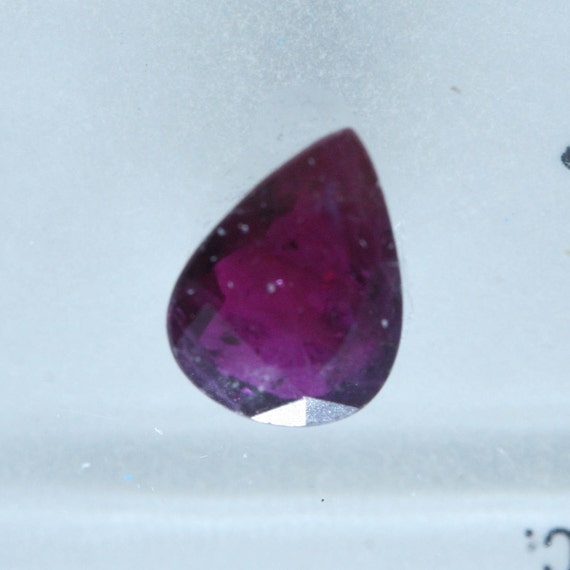 Pear shaped Natural Ruby 1.10cts