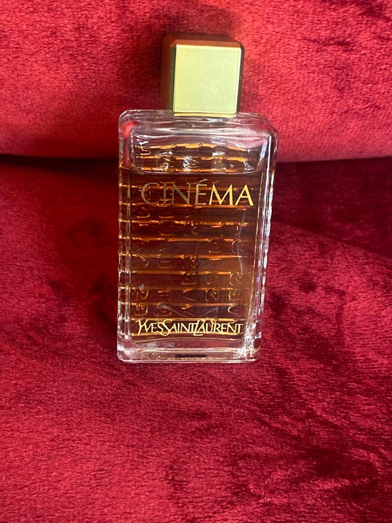 CINÉMA Discontinued Rare Perfume~ysl~made in France~ 8ML Miniature