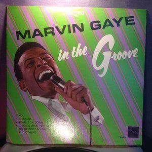 MARVIN GAYE In the Groove Vinyl L P  1968 Tamla MOTOWN Vinyl Very Good Plus condition [ink on back jacket] &quot; I heard it through the grape..
