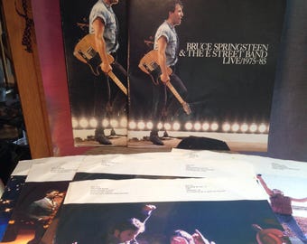 Vintage Bruce Springsteen Live 1975-85 Vinyl LP Box Set - Etsy