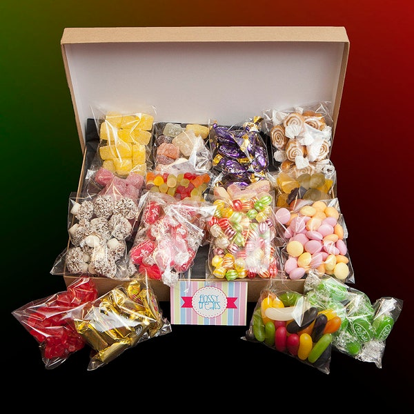 Large Traditional Sweet Hamper idea for Gifts, Birthday Present, Mothers Day, Fathers Day and Christmas Present