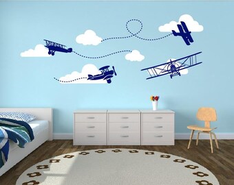 airplane wall decor nursery